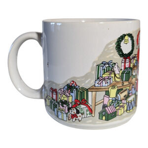 Vintage "Toyland" Christmas Coffee Mug Santa Claus Produced By Potpourri Press